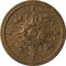 Ekena Millwork Bradford Ceiling Medallion (Fits Canopies up to 6 5/8"), Hand-Painted Rubbed Bronze, 32 5/8"OD x 2"P CM32BRRZS - alternate 1
